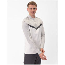 JAKO Iconic 1/4-Zip Sweatshirt 016 - weiß/soft...