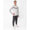 JAKO Iconic 1/4-Zip Sweatshirt 016 - weiß/soft grey/anthra light S