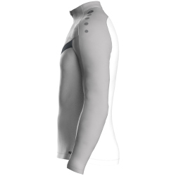 JAKO Iconic 1/4-Zip Sweatshirt 016 - wei&szlig;/soft grey/anthra light L