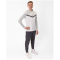 JAKO Iconic 1/4-Zip Sweatshirt 016 - wei&szlig;/soft grey/anthra light L