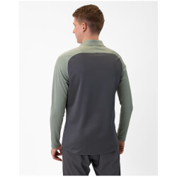 JAKO Iconic 1/4-Zip Sweatshirt 852 - anthra light/mintgrün/soft grey S