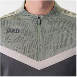 JAKO Iconic 1/4-Zip Sweatshirt 852 - anthra light/mintgrün/soft grey S