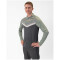 JAKO Iconic 1/4-Zip Sweatshirt 852 - anthra light/mintgrün/soft grey S