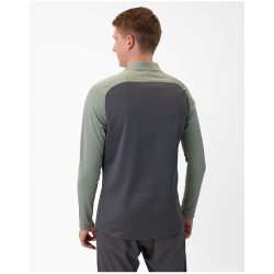 JAKO Iconic 1/4-Zip Sweatshirt 852 - anthra light/mintgrün/soft grey L