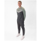JAKO Iconic 1/4-Zip Sweatshirt 852 - anthra light/mintgrün/soft grey L