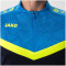 JAKO Iconic 1/4-Zip Sweatshirt 914 - marine/jako blau/neongelb S