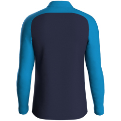 JAKO Iconic 1/4-Zip Sweatshirt 914 - marine/jako blau/neongelb 3XL