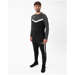JAKO Iconic Sweatshirt 801 - schwarz/anthrazit S