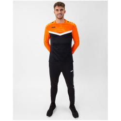 JAKO Iconic Sweatshirt 807 - schwarz/neonorange S