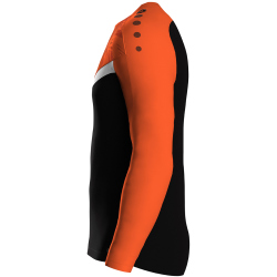 JAKO Iconic Sweatshirt 807 - schwarz/neonorange S