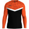JAKO Iconic Sweatshirt 807 - schwarz/neonorange L