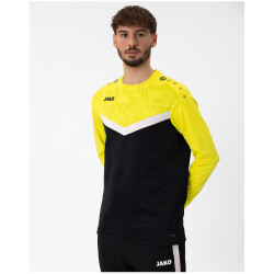 JAKO Iconic Sweatshirt 808 - schwarz/soft yellow S