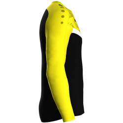 JAKO Iconic Sweatshirt 808 - schwarz/soft yellow S