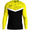 JAKO Iconic Sweatshirt 808 - schwarz/soft yellow S