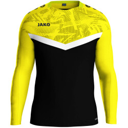 JAKO Iconic Sweatshirt 808 - schwarz/soft yellow XL