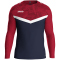JAKO Iconic Sweatshirt 901 - marine/chili rot M