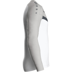 JAKO Iconic Sweatshirt 016 - wei&szlig;/soft grey/anthra light M