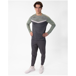 JAKO Iconic Sweatshirt 852 - anthra light/mintgr&uuml;n/soft grey S
