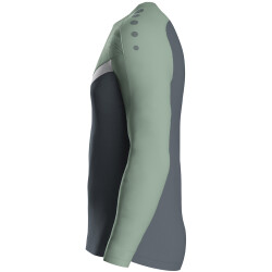 JAKO Iconic Sweatshirt 852 - anthra light/mintgrün/soft grey XL