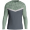 JAKO Iconic Sweatshirt 852 - anthra light/mintgrün/soft grey XL