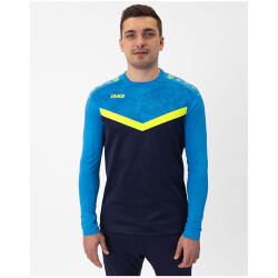 JAKO Iconic Sweatshirt 914 - marine/jako blau/neongelb S