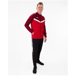 JAKO Iconic Polyesterjacke 103 - rot/weinrot L