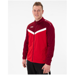 JAKO Iconic Polyesterjacke 103 - rot/weinrot 3XL