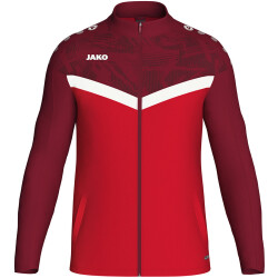 JAKO Iconic Polyesterjacke 103 - rot/weinrot 4XL