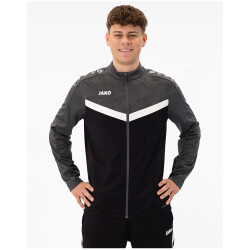 JAKO Iconic Polyesterjacke 801 - schwarz/anthrazit L