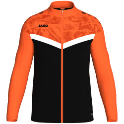 JAKO Iconic Polyesterjacke 807 - schwarz/neonorange XL