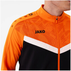 JAKO Iconic Polyesterjacke 807 - schwarz/neonorange XL