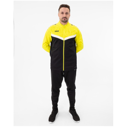 JAKO Iconic Polyesterjacke 808 - schwarz/soft yellow M