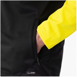 JAKO Iconic Polyesterjacke 808 - schwarz/soft yellow M
