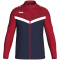 JAKO Iconic Polyesterjacke 901 - marine/chili rot L