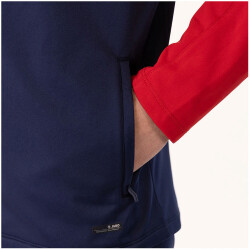 JAKO Iconic Polyesterjacke 901 - marine/chili rot XL
