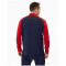 JAKO Iconic Polyesterjacke 901 - marine/chili rot XL