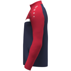 JAKO Iconic Polyesterjacke 901 - marine/chili rot 3XL