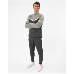 JAKO Iconic Polyesterjacke 852 - anthra light/mintgrün/soft grey 3XL