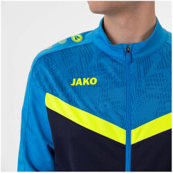 JAKO Iconic Polyesterjacke 914 - marine/jako blau/neongelb M