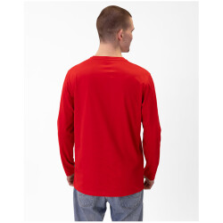 JAKO Organic Langarmshirt 100 - rot L