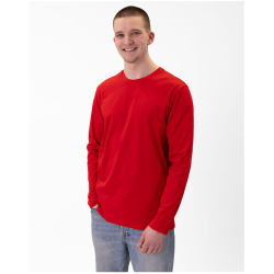 JAKO Organic Langarmshirt 100 - rot 4XL