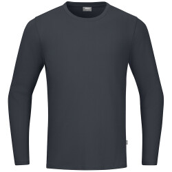 JAKO Organic Langarmshirt 830 - anthrazit S