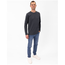 JAKO Organic Langarmshirt 830 - anthrazit S