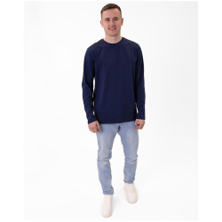JAKO Organic Langarmshirt 900 - marine S