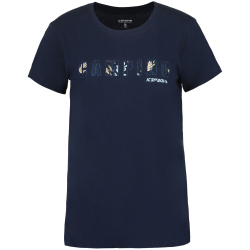 ICEPEAK Meredith T-Shirt Damen 390 - dark blue XL