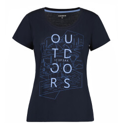 ICEPEAK Belcher T-Shirt Damen 390 - dark blue L