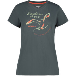 ICEPEAK Beaune T-Shirt Damen 585 - dark olive L