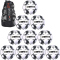 10er Ballpaket + Ballsack DERBYSTAR Apus TT Fußball 32 Panel mit Hybrid-Technologie und FIFA Basic Zertifikat weiß/schwarz 5