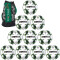 10er Ballpaket + Ballsack DERBYSTAR Apus TT Fußball 32 Panel mit Hybrid-Technologie und FIFA Basic Zertifikat weiß/grün 5