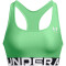 UNDER ARMOUR HeatGear Armour Mid Support Sport-BH Damen 350 - green L